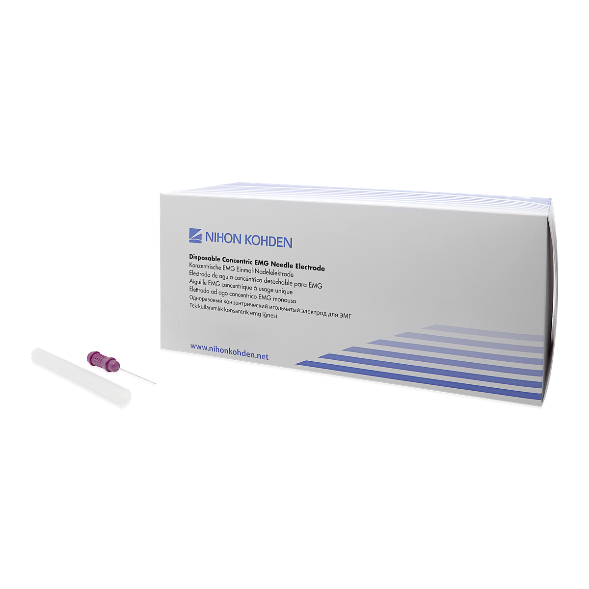 Konz. EMG-Nadelelektrode, violett; 25Stk