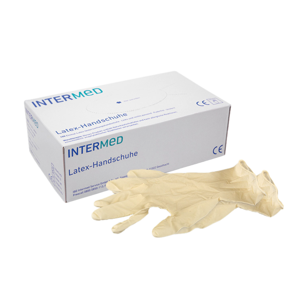 Latex-Handschuhe, puderfrei