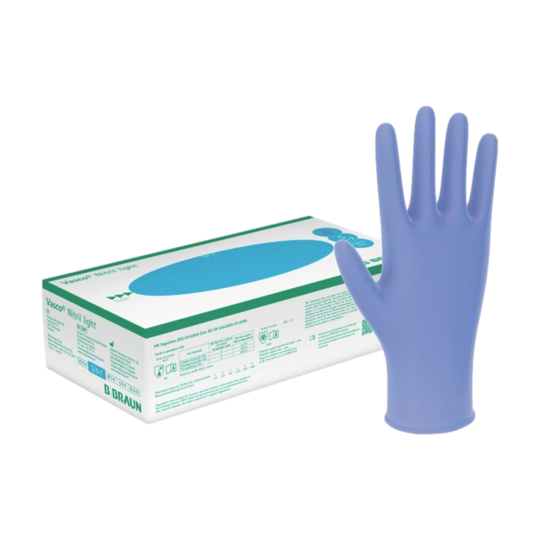 licht handschuhe Nitril light Handschuhe, blau – Berger Medizintechnik GmbH