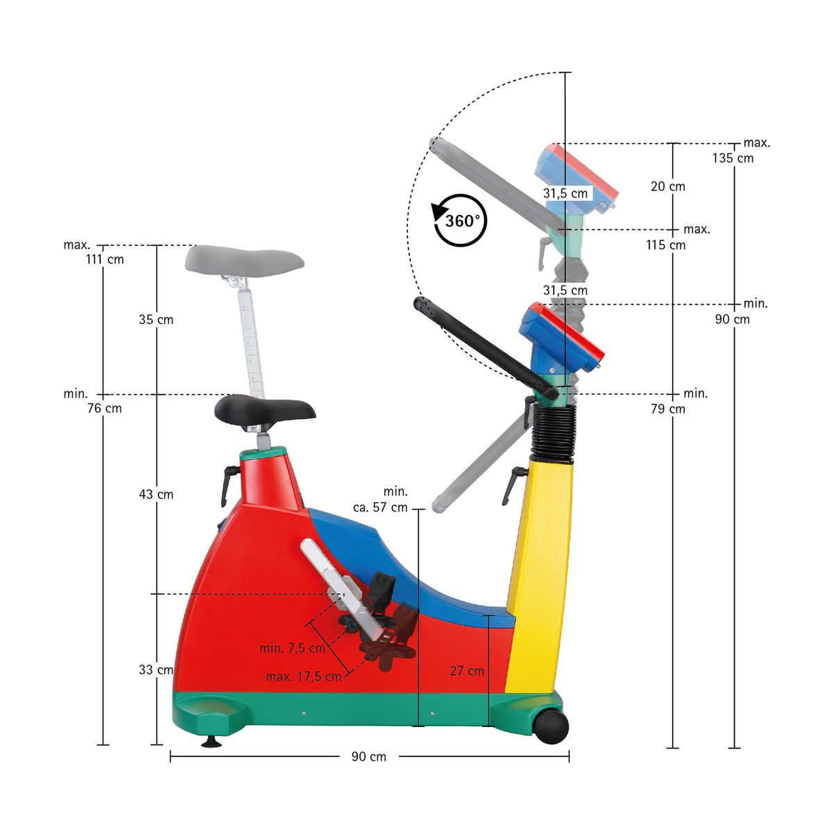 Kinderergometer ergoselect 150P - Berger Medizintechnik GmbH