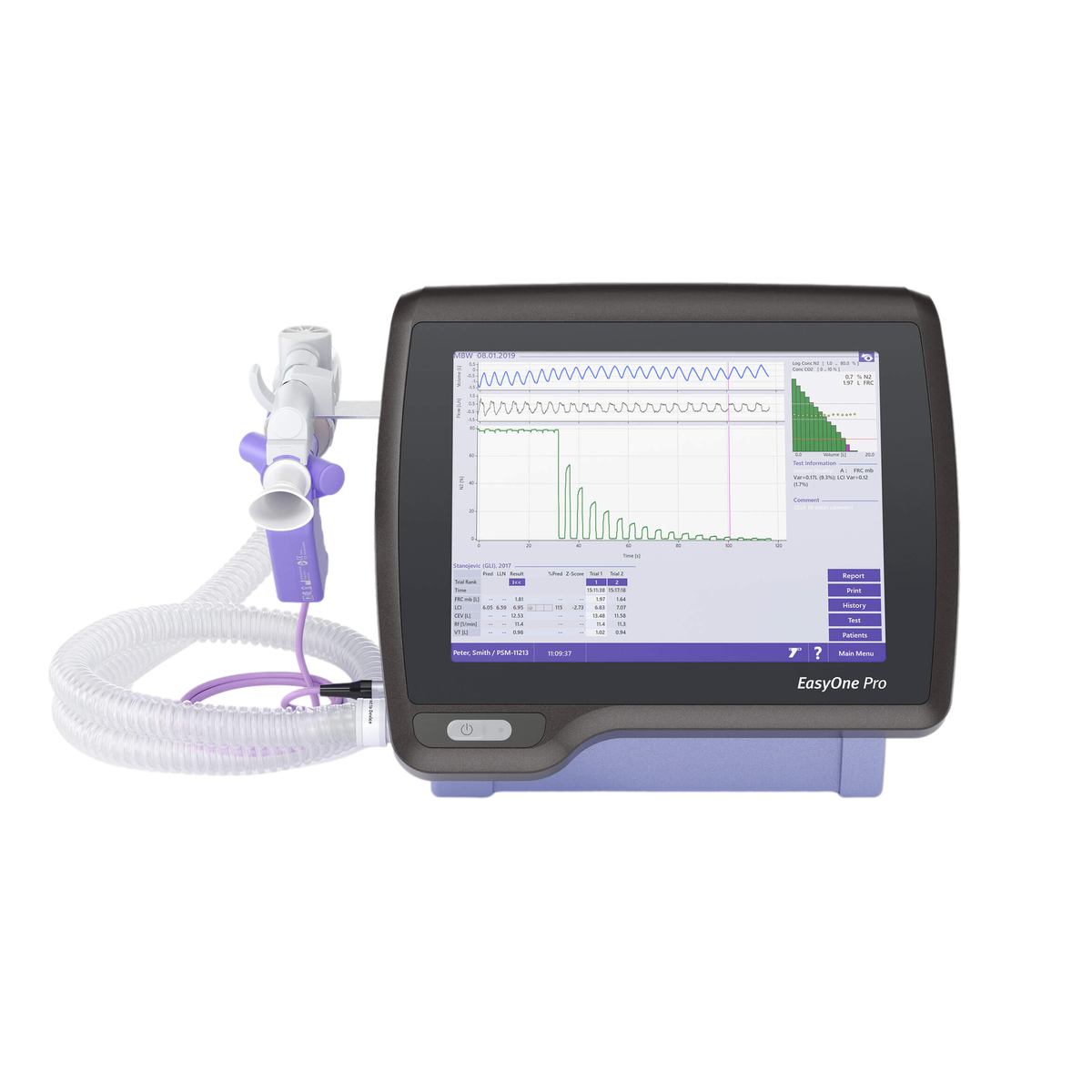 EasyOne Pro LAB - Spirometrie, DLCO und MBW System