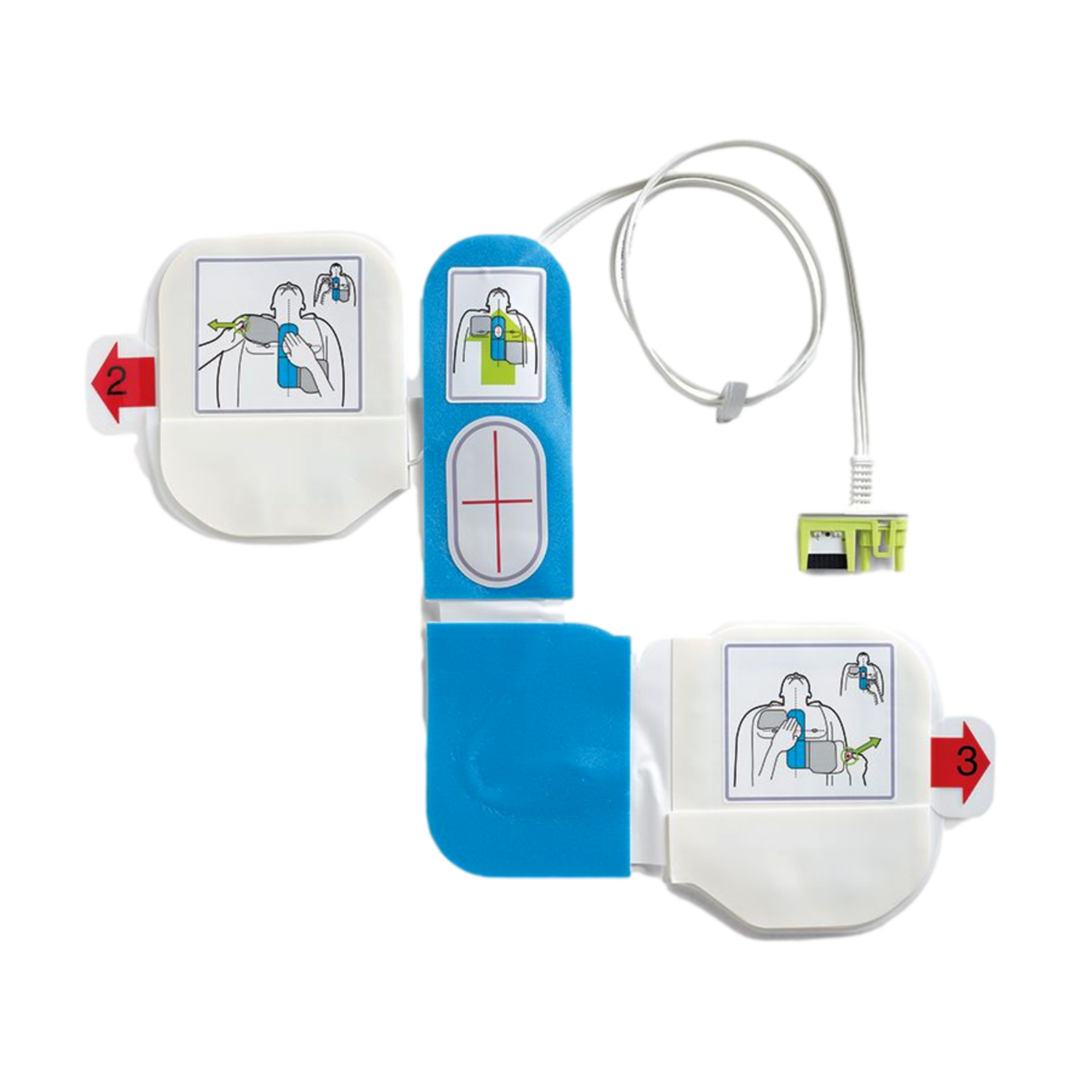 Einteilige CPR-D Elektrode mit Reanimationsfeedback-Sensor