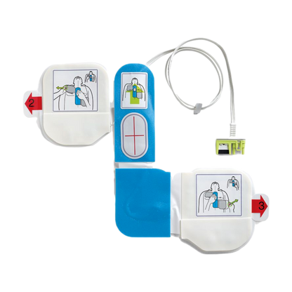 Einteilige CPR-D Elektrode mit Reanimationsfeedback-Sensor